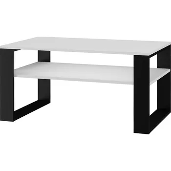 Konferenční stolek Sava 1 bílá/černá