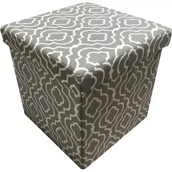 Taburet Skládací taburet MARLO - látka vzor - SLEVA 3% s kodem radost25