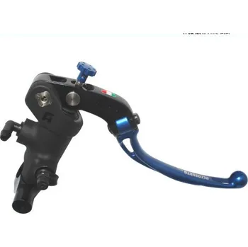 Radial brake master cylinder ACCOSSATO 19 x 17-18-19 with folding lever,blue PC008B-L-PRS-RST