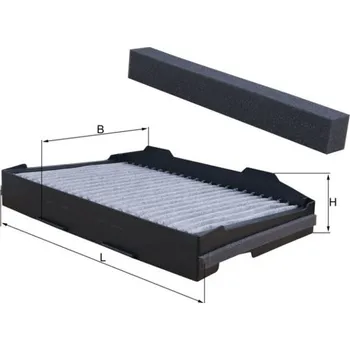 Kabinový filtr Filtr, vzduch v interiéru MAHLE LAK 255