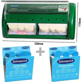 Dávkovač mýdla G.Gastro Prázdný dávkovač náplasti Salvequick® - vč. 12 náplní