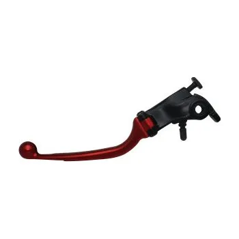 Adjustable folding lever ACCOSSATO aluminium, master cylinder červená LV014R-NRST