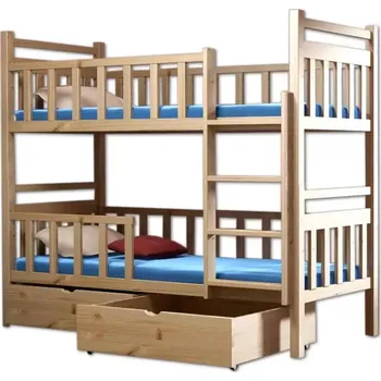 Dětská postel Vomaks Patrová postel PP 009 - 1150/BEZ2 - doprava zdarma - SLEVA 3% s kodem radost25