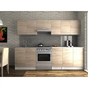 Kuchyňská linka Kuchyňská linka Luigi 200/260 dub sonoma - doprava zdarma - SLEVA 3% s kodem radost25