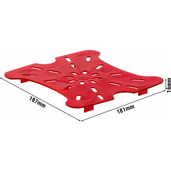 Odkapávač na nádobí G.Gastro CAMBRO | Odkapávač FreshPro - pro 5,7L a 7,6L - červený