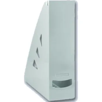 Stojan zkosený plastový šedý 70mm A4