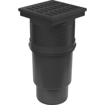 kanalizace Kanalizační vpusť spodní D110, NEPTUN, plastová mřížka