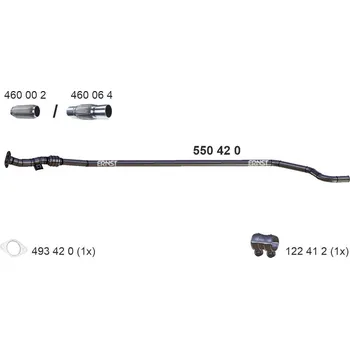 Výfuková trubka Výfuková trubka ERNST 550420