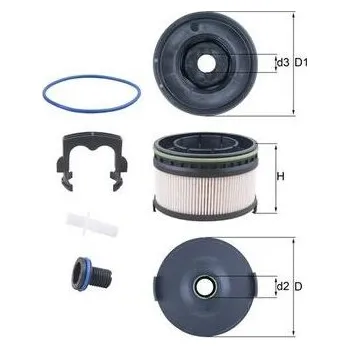 Palivový filtr palivovy filtr MAHLE KX 568KIT