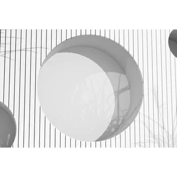 Plakát Plakát, Obraz - Abstract modern conceptual monochrome white 3D, Iana Kunitsa