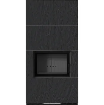 Krbová vložka KRATKI FLOKI BOX 8 kW NATURALI ARDESIA NERO A SPACCO - modulový krb