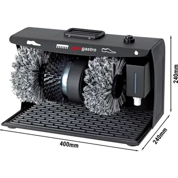 leštička G.Gastro Leštička na boty - 120 W - 2 leštící a 1 čistící kartáč