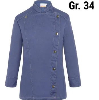 Gastro oděv G.Gastro KARLOWSKY | Dámský rondon v džínovém stylu - vintage modrý - velikost: 34