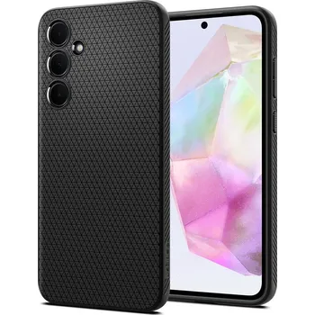 Kryt na mobil Spigen Liquid Air Matte Black Samsung Galaxy A35