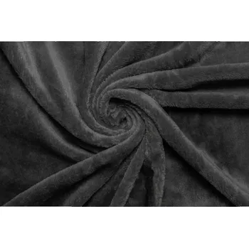 Prostěradlo Stanex Mikroflanelové napínací prostěradlo tmavě šedé ROZMĚR: (š/d/v) 90 x 200 x 20 cm