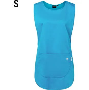 Kuchyňská zástěra G.Gastro KARLOWSKY | Šatová zástěra Essential - pacifická modrá - velikost: S