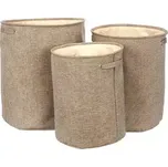 Sada 3 košů na prádlo LK9581-BROWN - SLEVA 3% s kodem radost25