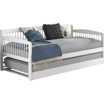 Postel Pohovka s přistýlkou PEDREZA, bílá - SLEVA 3% s kodem radost25