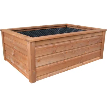 Zahradní dekorace Zvýšené záhony Karpaty 100, 70x36x100, severský smrk Odstín: Dub