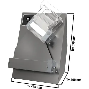 Pec na pizzu G.Gastro Vyvalovačka těsta / Rozvalovač - pro 30 cm pizza těsto