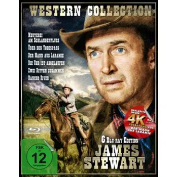 Blu-ray film James Stewart - Western Box, 6 Blu-ray – Anthony McLaglen,James Stewart,Rock Hudson,Arthur Kennedy (DE)