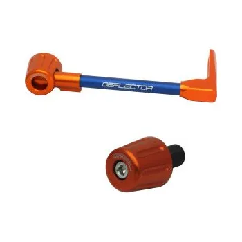 Lever guard ACCOSSATO with blue hose and joint right, aluminium DE004-027-TD-16