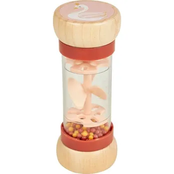 Dřevěná hračka Ostaria Chrastítko přesýpací hodiny labuť