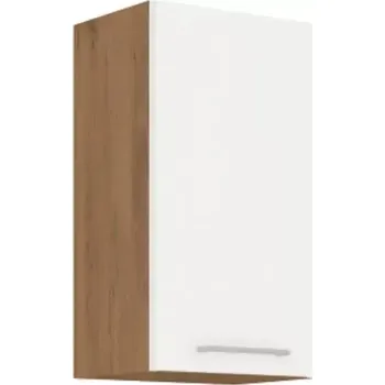 Kuchyňská linka Horní skříňka VEGA 40 G-72 1F - dub lancelot / bílá extra vysoký lesk HG - SLEVA 3% s kodem radost25