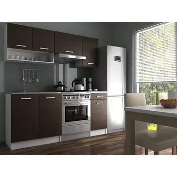 Kuchyňská linka Kuchyňská linka Luigi II 120/180 wenge - SLEVA 3% s kodem radost25