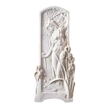 Zahradní dekorace ZahradniDekorace Dívka v kosatcích - reliéf, výška 50 cm, 3,1 kg