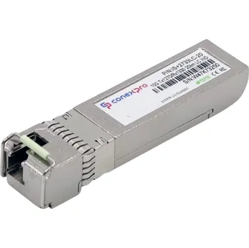 Conexpro SFP modul průmyslový optický, 10G SFP+, WDM/BiDi, SM, Tx1270/Rx1330nm, 20km, 1x LC, DDM