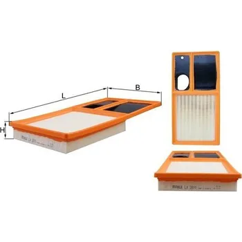 Vzduchový filtr Vzduchový filtr MAHLE LX 2010