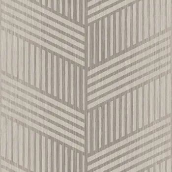 Tapeta Cristiana Masi by Parato Šedo-béžová vliesová tapeta na zeď, geometrický vzor, 24481, Textum, Cristiana Masi by Parato, velikost 10,05 x 0,53 m