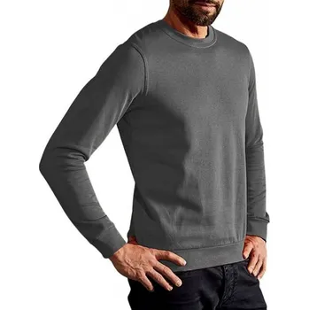 Pánská mikina Bavlněná pánská mikina přes hlavu Promodoro 320 g/m Barva: šedá metalová, Velikost: S E5099N