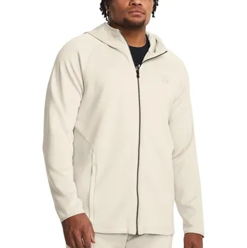 Pánská větrovka Bunda Under Armour Curry Playable Jacket-WHT 1380323-110 Velikost L
