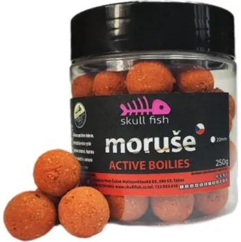 Boilies Skull fish Boilies ACTIVE Moruše 250G