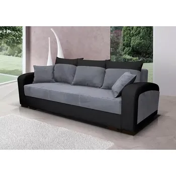 Pohovka Pohovka Zara II - šedá/EKO černá - doprava zdarma - SLEVA 3% s kodem radost25