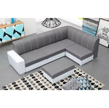 Sedací souprava Sedací souprava Rest sv.šedá/bílá - PRAVÁ - doprava zdarma - SLEVA 3% s kodem radost25