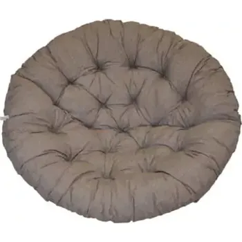 Podsedák Polstr na křeslo papasan 100 cm - šedý melír - SLEVA 3% s kodem radost25