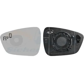 Auto zrcátko Sklo do zrcatka, vnejsi zrcatko VAN WEZEL 1908835