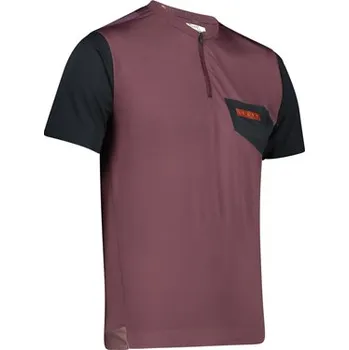 cyklistický dres LEATT BIKE DRES MTB TRAIL 3.0 MALBEC BARVA FIALOVÁ/ČERNÁ VELIKOST M