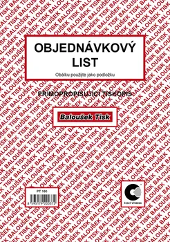 Tiskopis Baloušek Tisk PT160 objednávka A5 50 listů