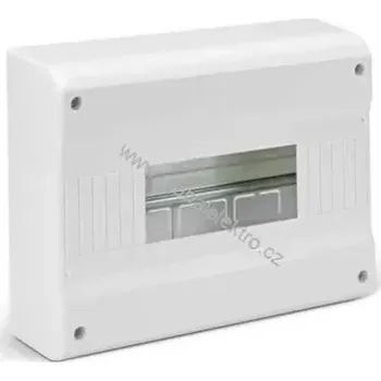 Rozvaděč Kryt jističů 12MN bílý, pro 12 modulů, plombovatelný IP40 ELCON