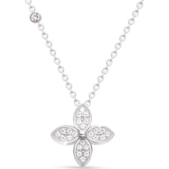 Řetízek biju Řetízek s květem ze zirkonů 2070