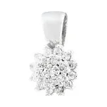 Přívěsek bílé zlato Hvězdička s brilianty