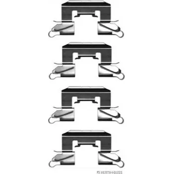 Auto-moto Sada prislusenstvi, oblozeni kotoucove brzdy HERTH+BUSS JAKOPARTS J3666005