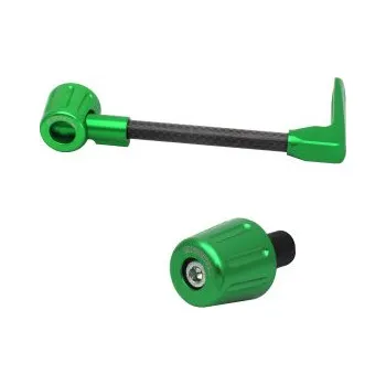 Lever guard ACCOSSATO with black hose and joint right, carbon DE009-049-TD-12