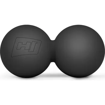 Masážní přístroj Hop-Sport Silikonová masážní koule 63mm dvojitá - černá