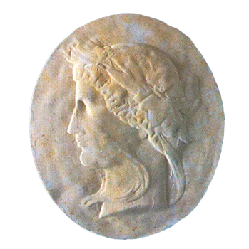 Zahradní dekorace ZahradniDekorace zahradní sochy - Dante - reliéf, rozměr: 42x34 cm, 3,25 kg