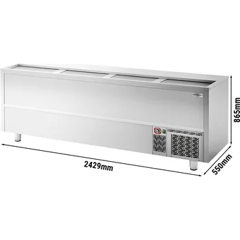 Lednice G.Gastro Pultový mrazák na lahve 800L